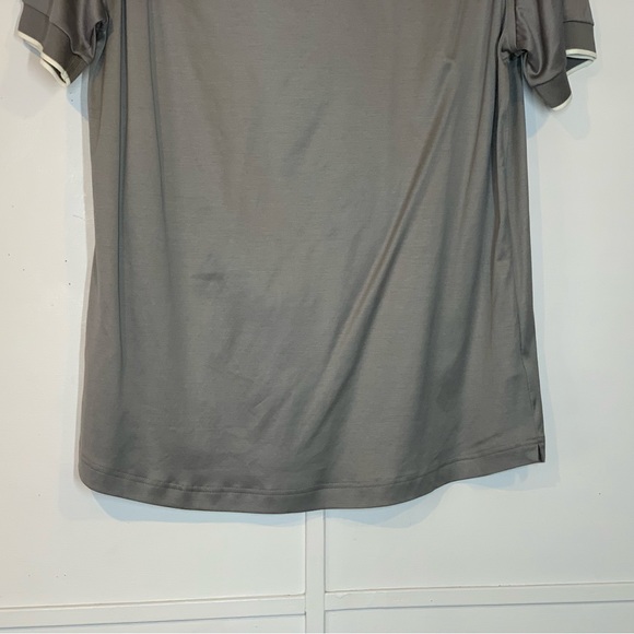 ETON Grey Filo Di Scotia Polo Shirt - Short Sleeve - Picture 13 of 16